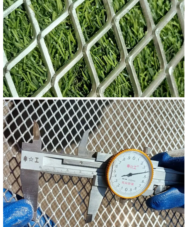 Silver Aluminum Metal Expanded Metal Mesh