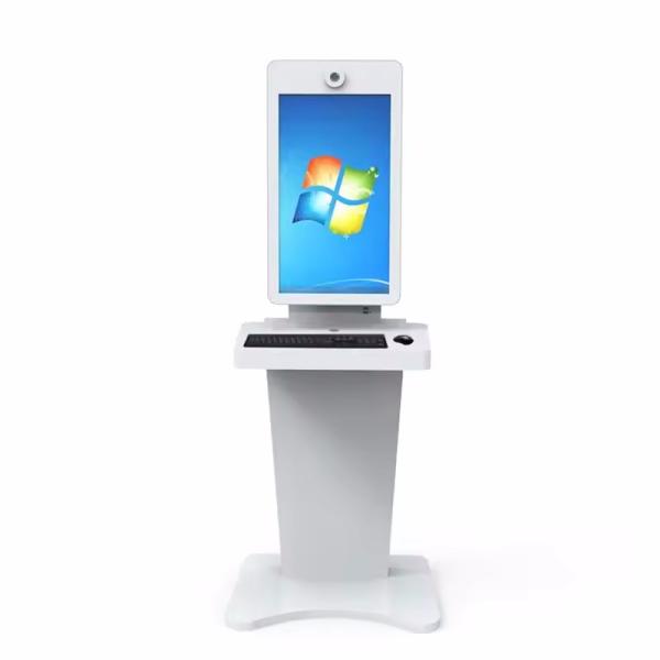 Quality Metal Enclosure Touch Screen Digital Kiosk Available In 32inch With Keyboard Mouse for sale