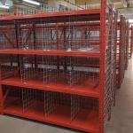 600kg Medium Duty Racking Logistics SGS Pallet Racking Mesh Shelves