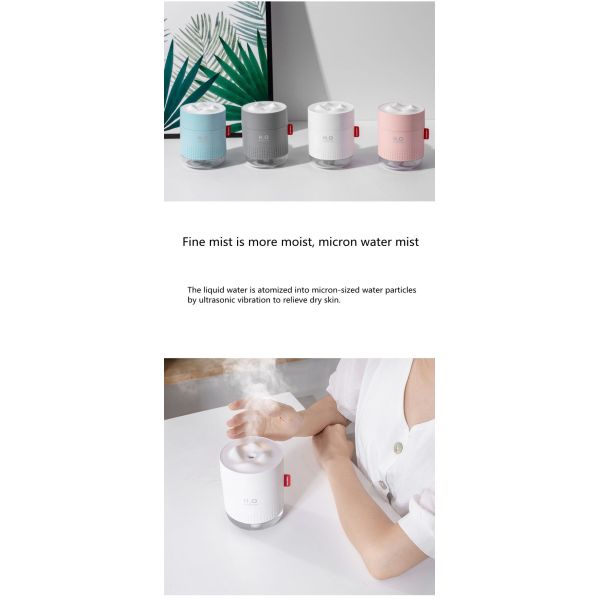 Homefish OEM Luftbefeuchter 500ml Water Tank Capacity Pure Mist Humidifyers Humidificateur d Air Portable Desktop H20 Humidifier