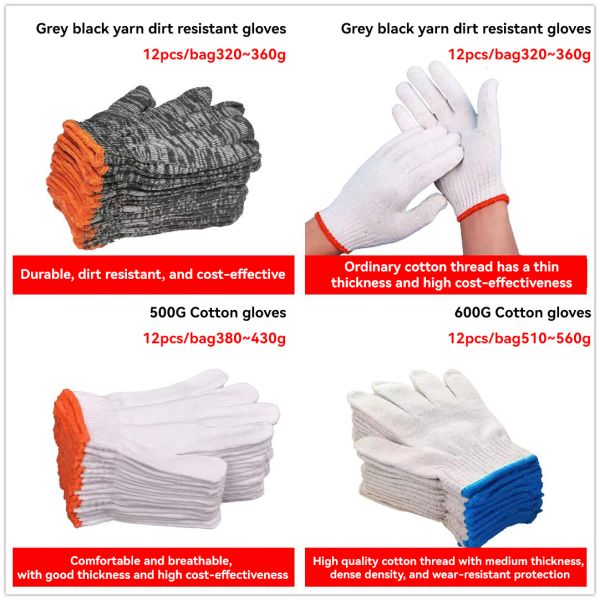 Length 19-24cm or Customized Oilfield Labor Protection Duty Safety Gloves for Workers