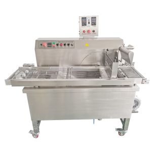 China Chocolate Enrober Machine for Nut-Coated Bars 500kg/h wholesale