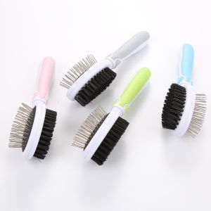 China Double Needles Pet Grooming Tools Hair Remover Comb 98g wholesale