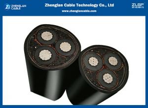 China 3 core Aluminum Medium Voltage Power Cables 11kv STA Armored Power Cable 3x95mm2 IEC60502-2 on sale
