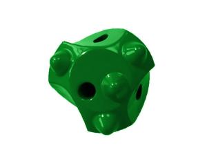 China Wear Resistance R25 Threaded Button Bits With Spherical / Ballistic Buttons on sale