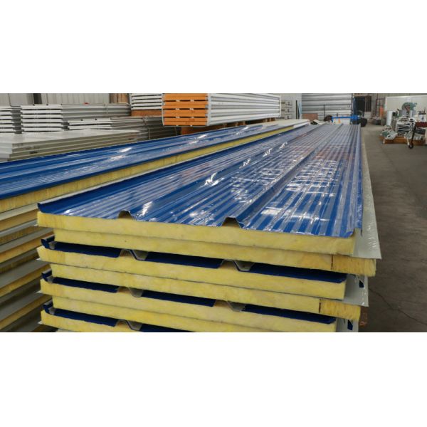 Heat Insulated Glass Wool Sandwich Panel
