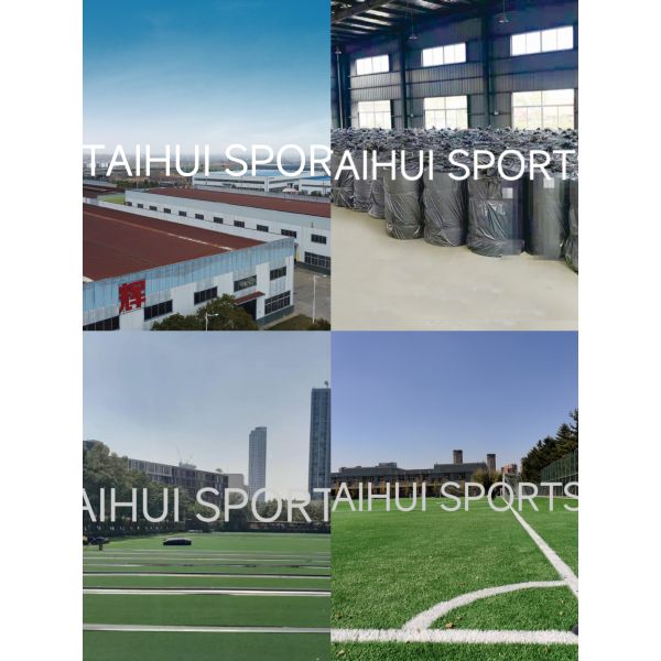 High Shock Absorption 50mm Custom Size Outdoor Landscape Synthetic Artificial Turf For Soccer Sports Field