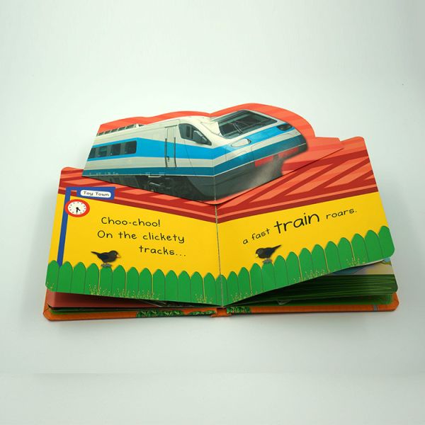 CMYK Coloring Book Printing Service Childrens Pop Up Book With Spreads 210mmx297mm