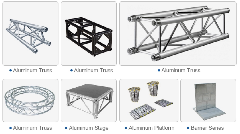 Adjustable Folding Aluminum Platform / Round Stage Platform 750kg/Sqm