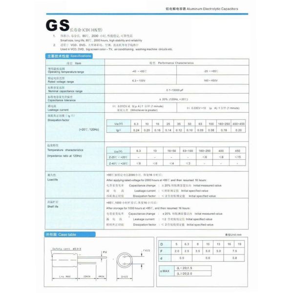 25V / 330uF Capacitor For Washing Machines , 1uf 400v Capacitor CD110X OEM Approved