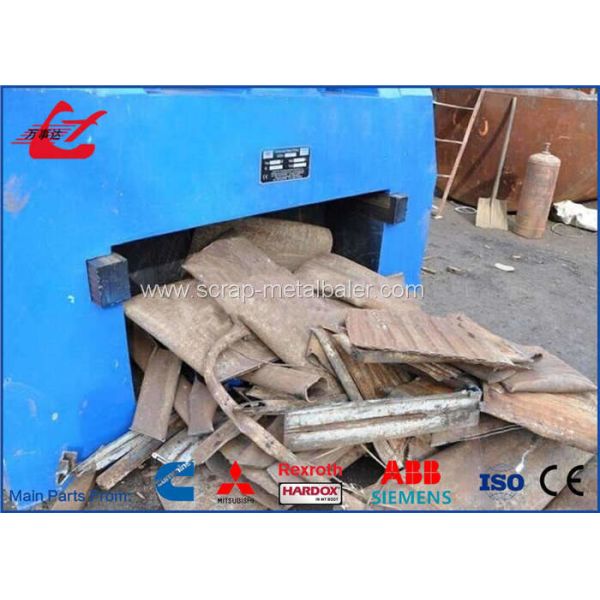 Container Type Scrap Metal Recycling Machine , Scrap Cutter Machine For Metal Steel Scrap HMS 1&2