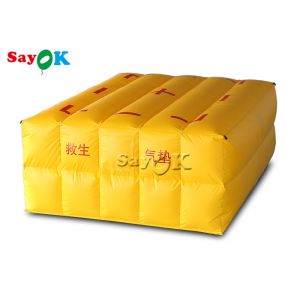 China Square Inflatable Lifesaving Pad Yellow Water Lifesaving Equipment wholesale