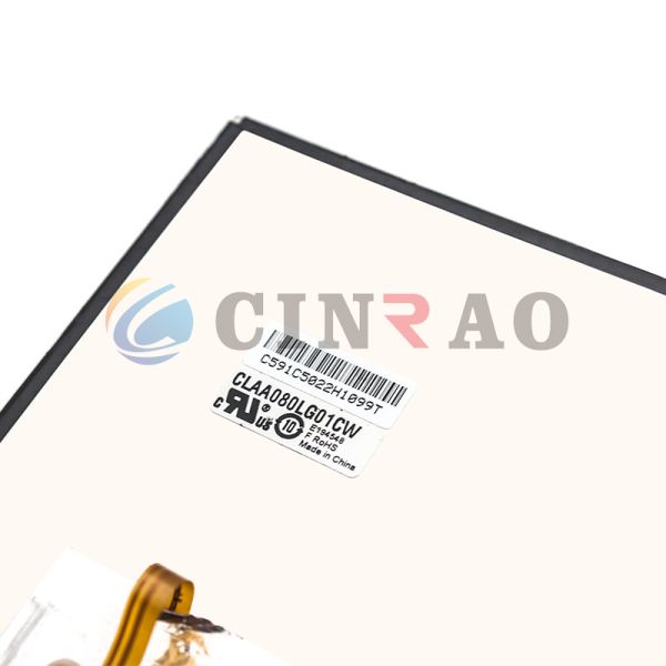 Half - Year Warranty GPS 8 Inch Screen CLAA080LG01CW / Navigation Screen For Car