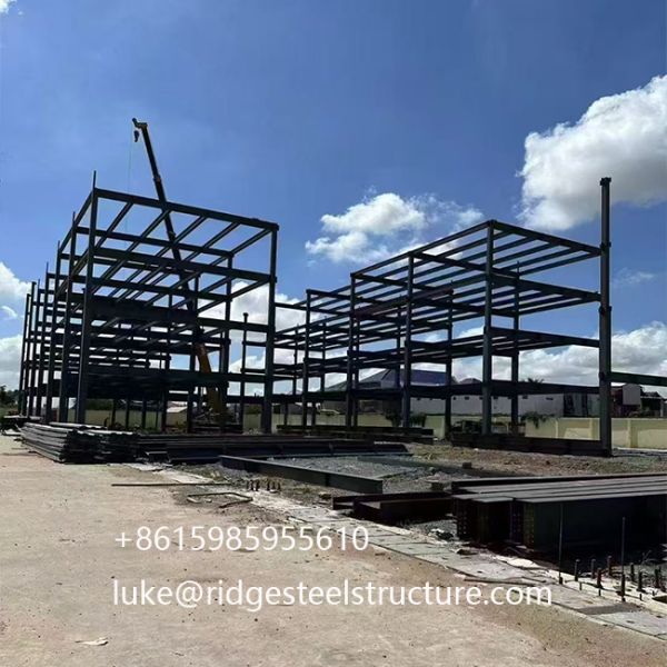 New Design Fabricated Industrial Modular Modern Shed Prefabricated Prefab Workshop Warehouse Factory Steel Frame Construction Building Structure
