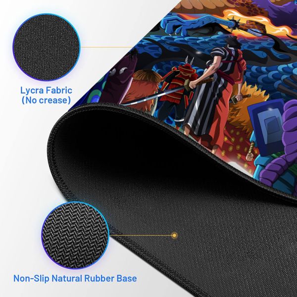 XXL Custom Design Natural Rubber Colorful Anime Cartoon Dragon Gaming Mouse Pad for Gaming