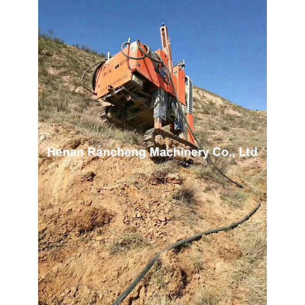 114HP Drilling Rig Machine / Photovoltaic Pile Driver / Machine / Equipment For Solar Pile Installation