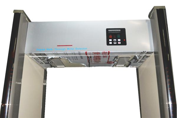 Quality Digital Walk Thru Metal Detector With Single Line LED Screen Panels for sale
