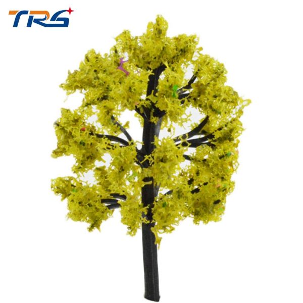 multy colors 4cm-12cm height architecture scale model coloful trees for model making train layout