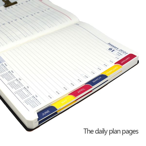 Custom Color A5 Pu Leather Cover Notebook for Personalized Leather Agenda Notebooks