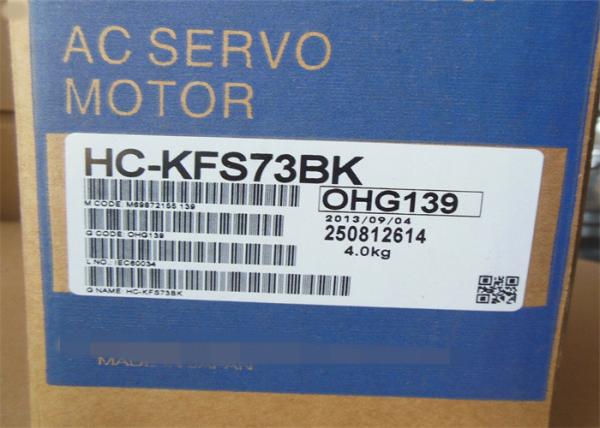 Quality Powerful High Speed Servo Motor 0.75 KW Output Capacity HC-KFS73BK / HC-MFS73B for sale