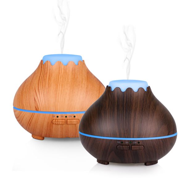 Portable Ultrasonic Wood Grain Scented Humidifier 24V 0.5A
