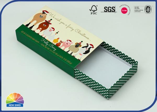 Quality Biodegradable 1200gsm CCNB Soap Package Paper Box Matte Lamination for sale