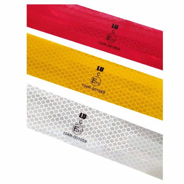 PET Custom Adhesive Sticker Vinyl Roll Safety Retro Trunk ECE 104r Reflective Tape