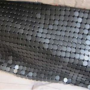 Shimmering Woven Metallic Fabric Curtains Eco Friendly JDW-G01