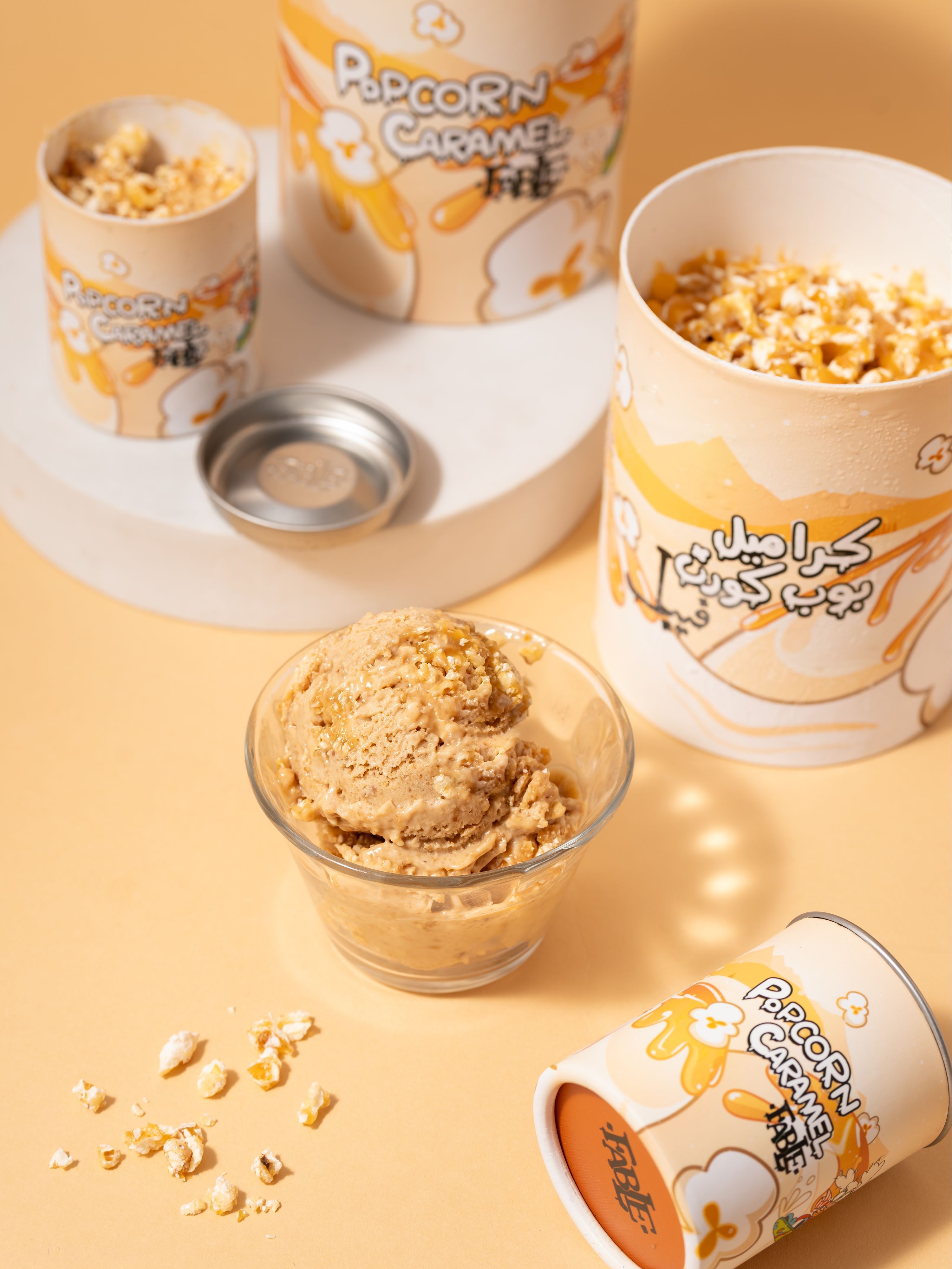 Ice Cream Paper Squeeze Tube Ice Cream Packaging Food Paper Tube With Tin Lid Ice Cream Paper Tube