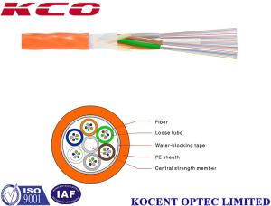 China 4 Core Fiber Optic Cable , PE Sheath Fiber Optic Patch Cord Non Metallic Air Blowing wholesale