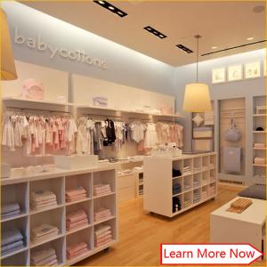 China New China hot sale fashion baby clothing stores,shop display fitting clothing stores wholesale