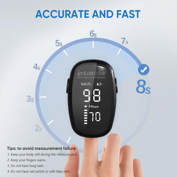 Quality Greatpeak Medical Standard Automatic Finger Type Pulse Oximeter Manufacturer Home Care SPO2 Testing Pulse Oximeter for sale