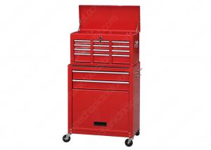China Cylinder Lock Tool Chest Workbench Combo Cold Rolled Steel 1 Door 8 Drawer wholesale