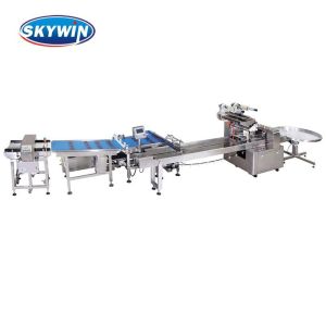 Automatic Packaging Line Chocolate Cereal Bar Flow Wrapping Packing Machine