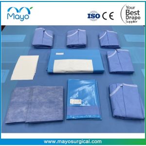 China Sterile Disposable Surgical Lithotomy Drape Pack Medical Consumable wholesale