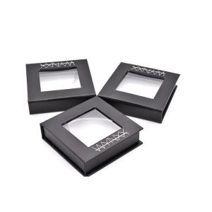 China CMYK 3d Cardboard Window Eyelash Magnetic Box Aqueous Coating wholesale