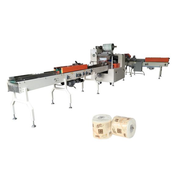 Automatic Bathroom Toilet Roll Paper Packaging Machine Mixed Driven type 380V 50Hz