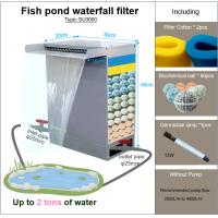 China Fish pond waterfall filter for sale