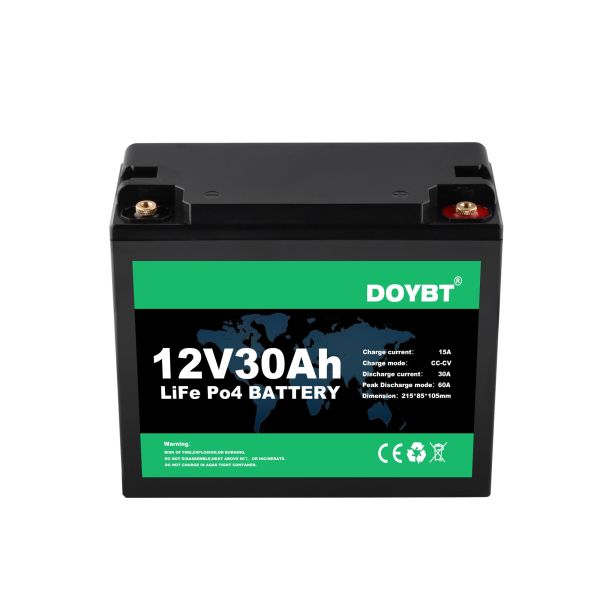 12V 30Ah LiFePO4 Battery Pack Rechargeable For Backup Power Supply