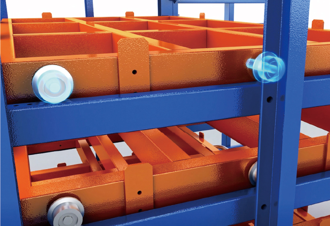 B39 Roll-Out Sheet Rack Drawer Racking Steel Plate Racking Heavy Duty Warehouse Storage Rack