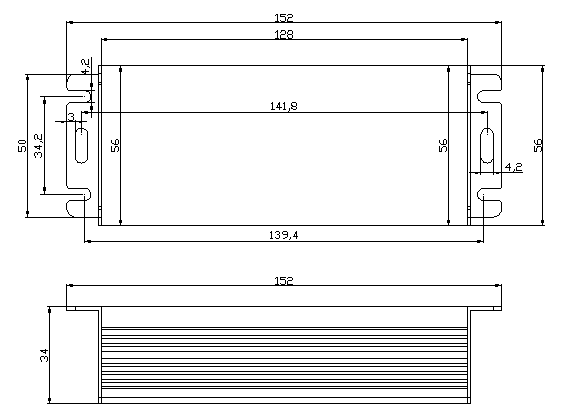 Led Panel 30w Led Driver Full Aluminum Housing 130 * 44 * 32 Mm Size