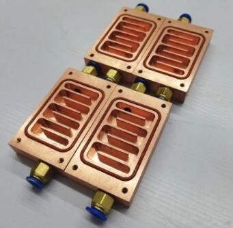 Liquid Cooling Copper Aluminum Terminal Block Plate Heatsink
