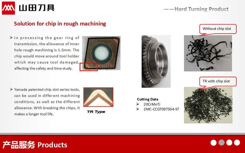 YAMADA Super Hard PCBN Turning Insert CBN Cutting Tool For Automobile Manufacturing