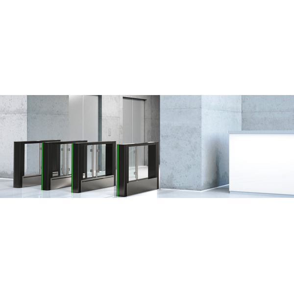 OEM ODM Swing Barrier Turnstile Access Control Turnstile Gates 100W