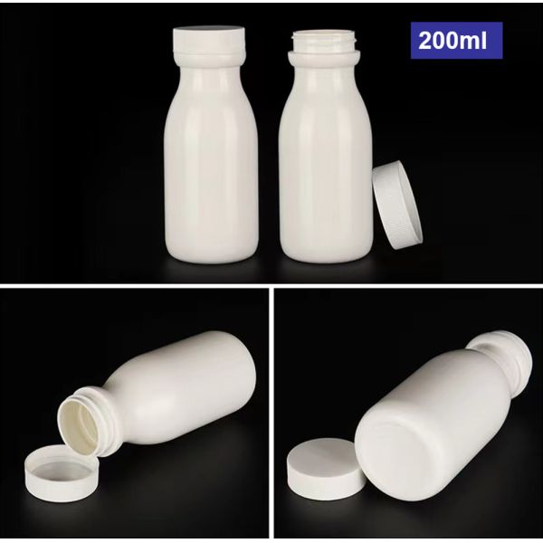 50ml 120ml 150ml 200ml Prescription Bottle 1oz White Empty Medicine Pill Bottle Plastic PE Capsules Health Care Plastic Medicine Bottle