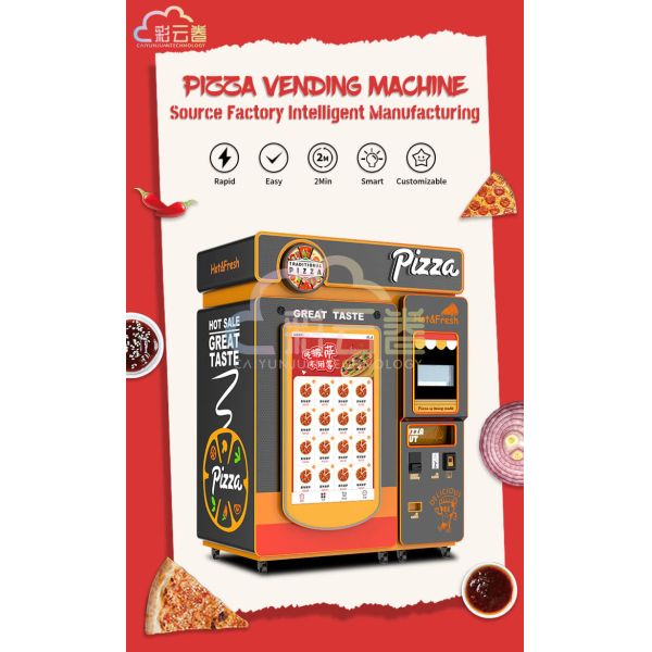 Caiyunjuan 60 Pizza Vending Machine 6800W With Microwave Oven