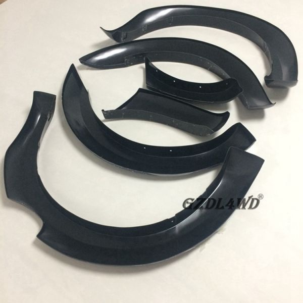 Pocket Style 4x4 Wheel Arch Flares For Ford Ranger 2015-2017 Gloss Black