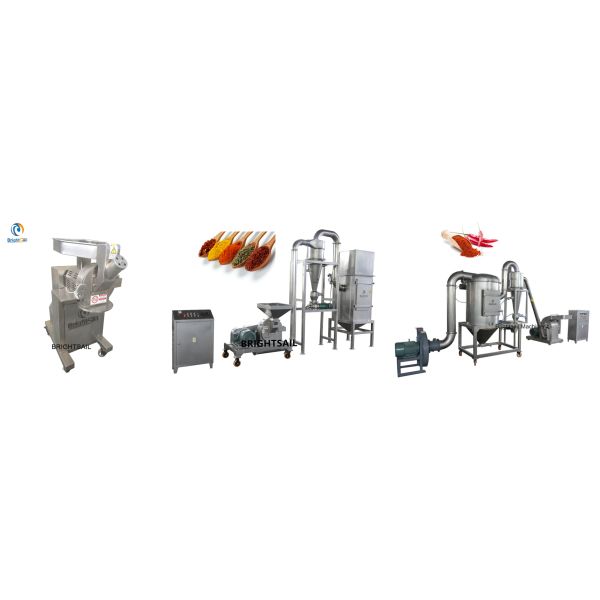 1300kg/H Chilli Powder Grinding Machine 3 Stage Pepper Pulverizer