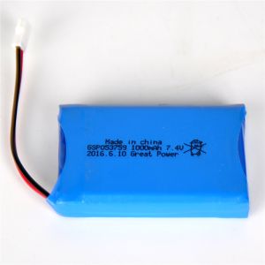 China Lipo 7.4 V 1000mah 503759 Lithium Polymer Battery Pack wholesale
