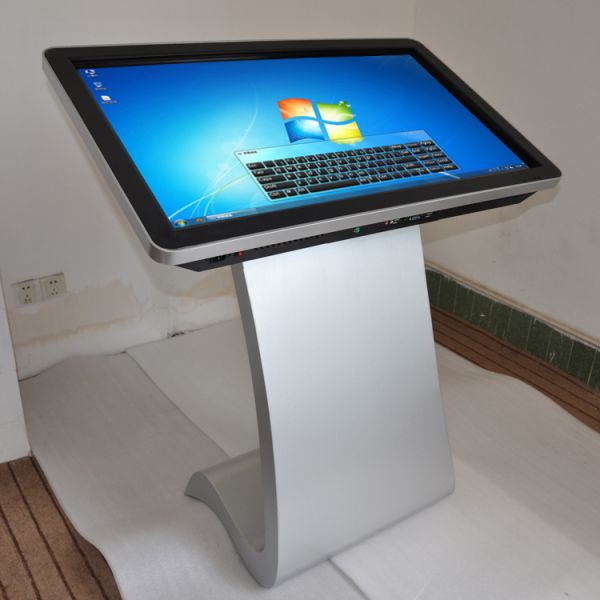 floor stand 27 inch LED interactive AD information self-service terminal PC kiosk Win11/Android OS